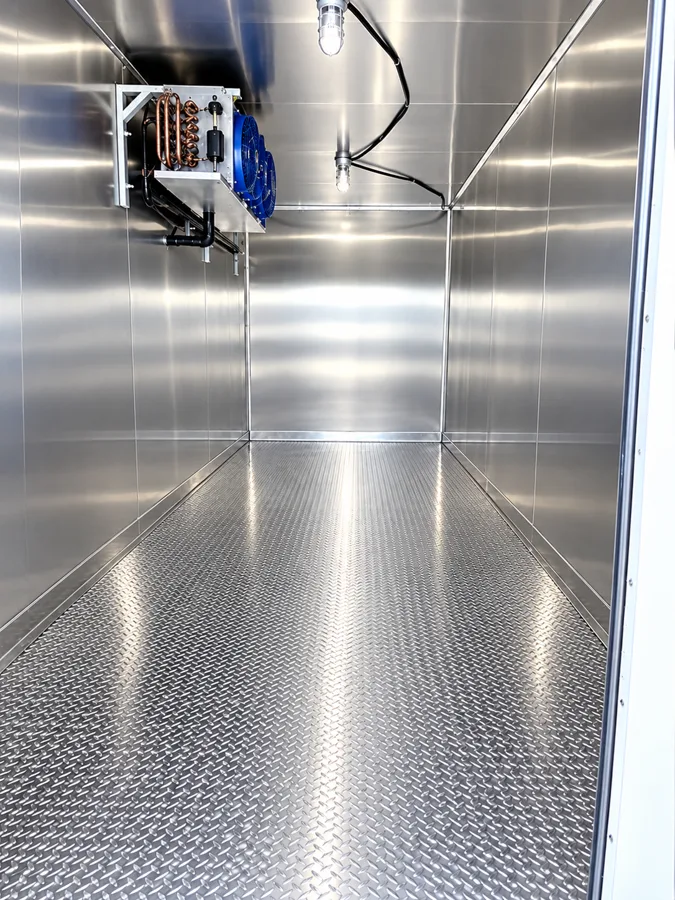 refrigerated trailer interior cooling system